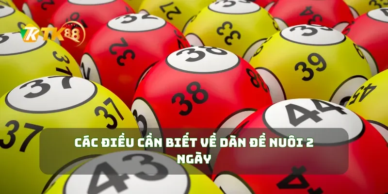 Dàn Đề Nuôi 2 Ngày Cách Tăng Cơ Hội Trúng Lô Một Cách Đột Phá 1 Các điều cần biết về dàn đề nuôi 2 ngày